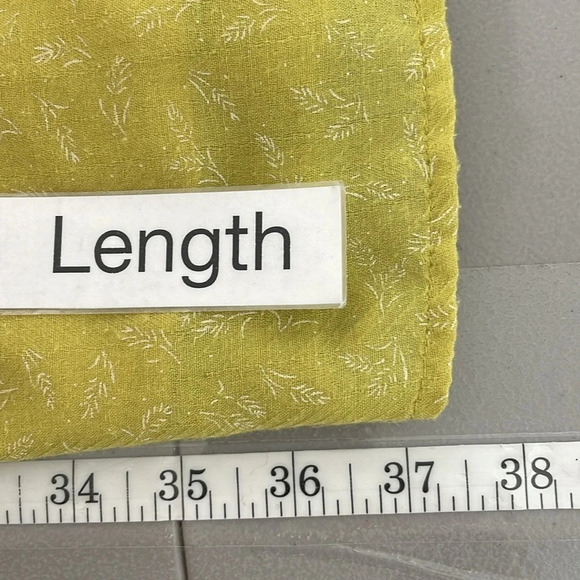 United By Blue Dress Women's X Large Yellow Floral Button Down Shirt Midi - Picture 15 of 16